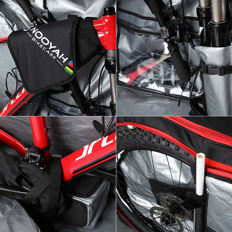 BROTHER BROTHER Bike Travel Bag Case Plane Boat Shipping Transport Fits Cross Country All Mountain Bike MTB TT Road Triathlon Bike 29er 700c
