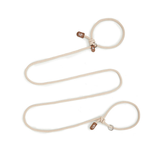 Adjustable Slip-On Dog Leashes Lightweight and Comfortable Training Leads for Pets 3.35cm*8mm (Coffee, 2 pieces)